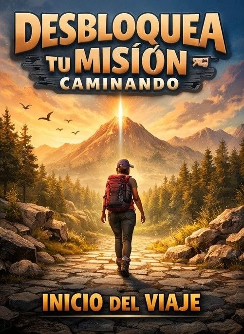 Desbloquea tu misión caminando - inicio del viaje - nivel básico