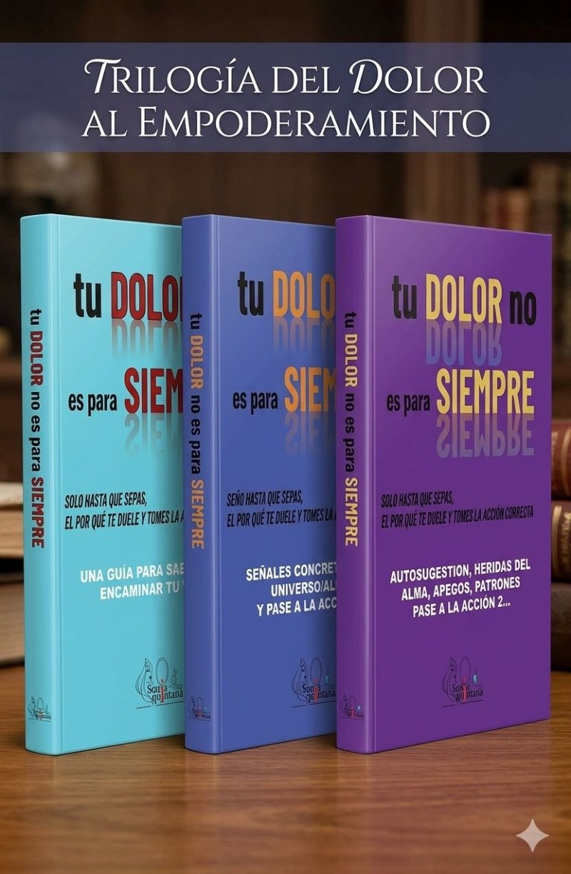 trilogia. Tu DOLOR no es para SIEMPRE